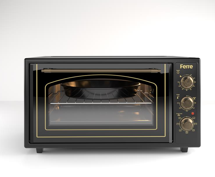 FERRE 45-710 Siyah Rustik Mini Fırın