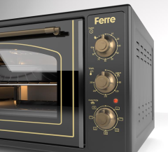 FERRE 45-710 Siyah Rustik Mini Fırın