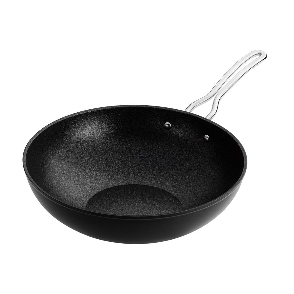 Nehir Galaxy Titanium Siyah 28 Cm Wok Tava