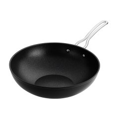 Nehir Galaxy Titanium Siyah 28 Cm Wok Tava