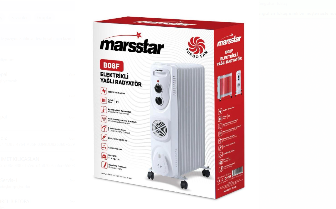 ELEKTRİKLİ YAĞLI RADYATÖR