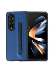 Samsung Z Fold 4 Ön-Arka Standlı Kalemli Kılıf