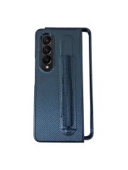 Samsung Z Fold 4 Ön-Arka Standlı Kalemli Kılıf