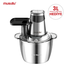 MUSULLU RONDO DOĞRAYICI - 3 Litre (Rendeli) MSL-1226-3