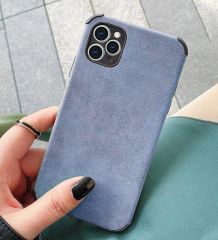 İphone 14 Pro Köşe Korumalı Antik Deri Telefon Kılıfı