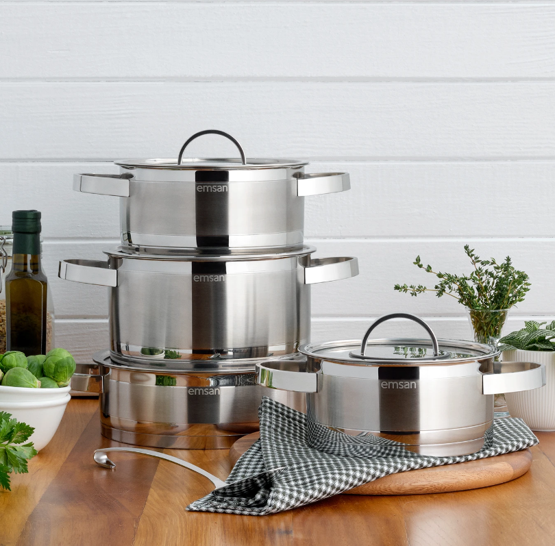 Emsan Karya 8 Parça Tencere Seti