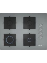 Siemens EO7C8PO12O Gazlı Ocak 67 cm Sert Cam, Titanium Gri