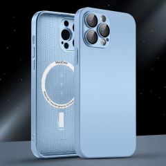 İphone 14 Plus Uyumlu Magsafe Ag Glass Buzlu Cep Telefopnu Kılıfı