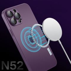 İphone 12 Pro Max Uyumlu Magsafe Ag Glass Buzlu Cep Telefopnu Kılıfı