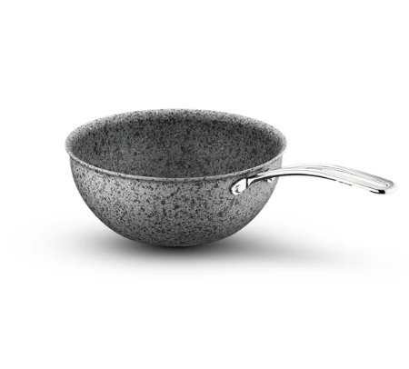 BRİONİ Stone-H 26 cm Çizilmez Yanmaz Yapışmaz Wok tava