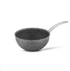 BRİONİ Stone-H 26 cm Çizilmez Yanmaz Yapışmaz Wok tava
