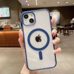 İphone 14 Pro Magsafe Uyumlu Mat Çerçeveli Telefon Kılıfı