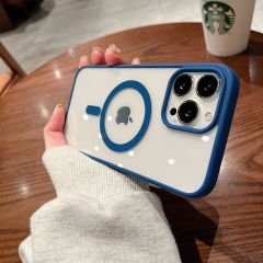 İphone 11 Pro Max Magsafe Uyumlu Magsafe Uyumlu Mat Çerçeveli Telefon Kılıfı