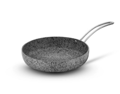 BRİONİ Stone-H 24 cm Çizilmez Yanmaz Yapışmaz Tava