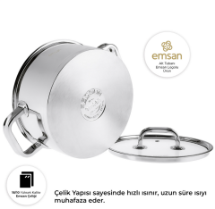 Emsan Mimosa 8 Parça Tencere Seti