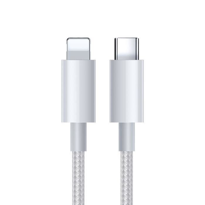 Joyroom S-2024M5 Şarj ve PD Data Kablosu Örgülü Type-C to Lightning