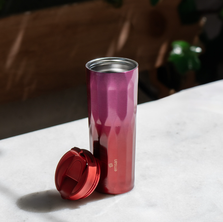 Emsan Crystal Termos Pembe 500 ml