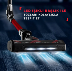TEFAL TY2098WO X-Force Flex 9.60 Animal Care Kablosuz Şarjlı Dikey Süpürge 100 Air Watt