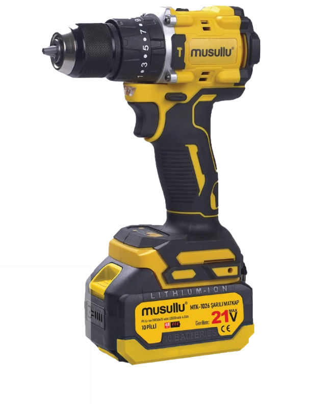 Musullu MTK-1026 Şarjlı Matkap, Akülü Vidalama