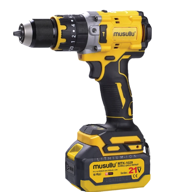 Musullu MTK-1029 Darbeli Şarjlı Matkap
