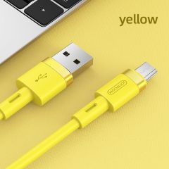 Joyroom S-1224N2 1.2M 2.4A USB-Mikro Silikon Data ve Şarj Kablosu Sarı