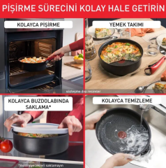 TEFAL Titanyum Ingenio Simple Cook 1X Küçük Set - 3 Parça