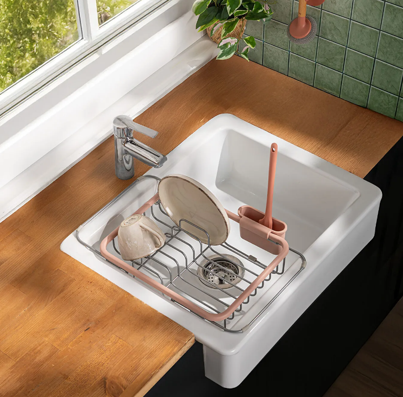 Emsan Rustik Bulaşık Sepeti YEŞİL