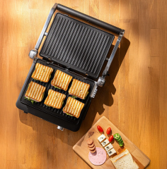 Emsan Grillmaster İnox Döküm Izgara ve Tost Makinesi 6 Dilim Kapasiteli