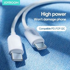 Joyroom S-M412 60W Type-C / Type-C Hızlı Şarj Kablosu 1m