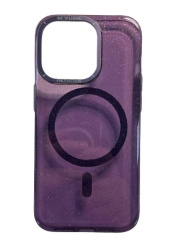 İphone 14 Pro Max Pixel Simli Sert Magsafe Kapak Kılıf