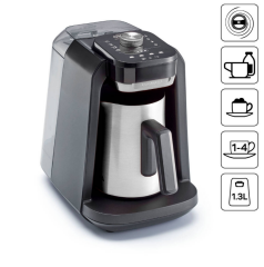 OKKA Rich Pro Plus | Su Hazneli Türk Kahvesi Makinesi - Krom | OK0036-0500