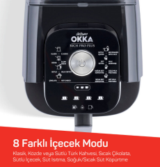 OKKA Rich Pro Plus | Su Hazneli Türk Kahvesi Makinesi - Krom | OK0036-0500
