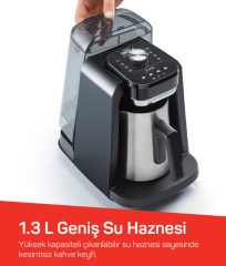 OKKA Rich Pro Plus | Su Hazneli Türk Kahvesi Makinesi - Krom | OK0036-0500