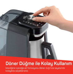 OKKA Rich Pro Plus | Su Hazneli Türk Kahvesi Makinesi - Krom | OK0036-0500