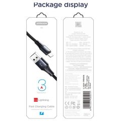 Joyroom S-0230N1 0.2m 3A USB -Lightning Data Sync Şarj Kablosu Kırmızı