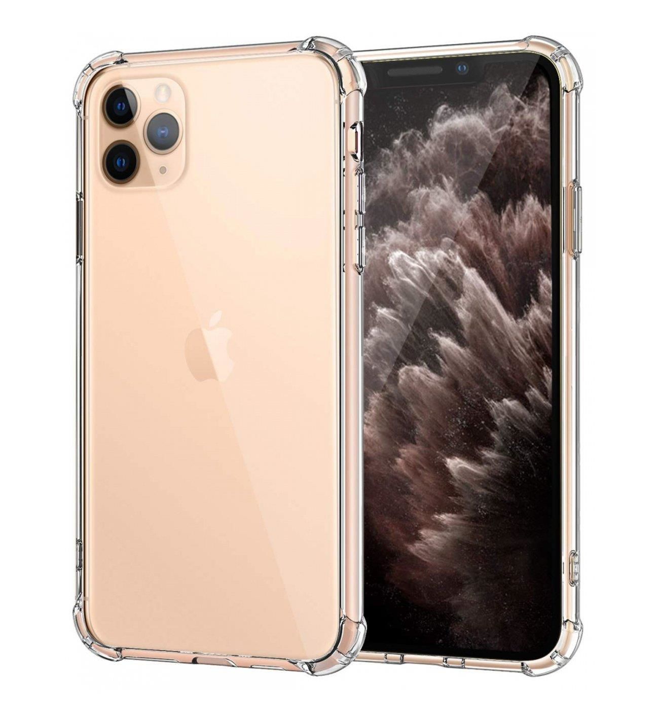 iPhone 11 Pro Anti Crash Darbe Korumalı Şeffaf Silikon Kılıf