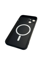 İphone 14 Metalic Magsafe Silikon Kılıf
