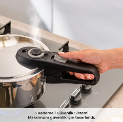 Emsan Fast Cooker Çift Emniyetli Düdüklü Tencere 4 +6 Lt