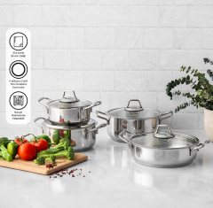 Emsan Demre 8 Parça Çelik Tencere Seti