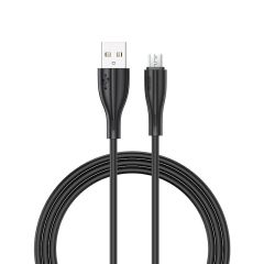 Joyroom S-M405 2.4A Mikro Şarj ve Data Kablosu PVC 2M Siyah