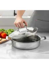 Emsan Pro Tri Ply Karnıyarık Tencere Çelik 24 cm