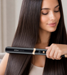 Arzum AR5184 Volume Pro İnce Plakalı Saç Düzleştirici, Keratin ve Argan Yağlı Plaka, İyon Teknolojisi, Siyah