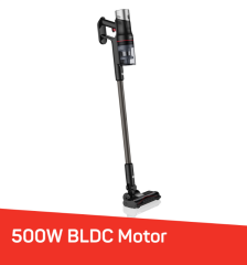 Arzum AR4211 MagiClean FlexBin İstasyonlu Dikey Şarjlı Süpürge 500W, BLDC Motor, Siyah