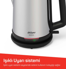 Arzum AR3158 Arzum Neosteel Inox Çay Makinesi