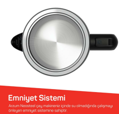 Arzum AR3158 Arzum Neosteel Inox Çay Makinesi