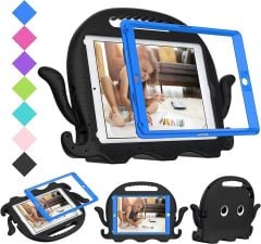 İpad 5-9 Ahtapot Tutmalı Yumuşak Standlı Silikon Çocuk Tablet Kılıfı