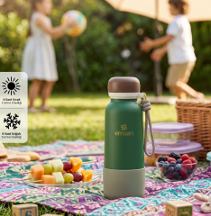 Emsan Thermos Bottle Çelik Sızdırmaz Termos 500 ml Yeşil