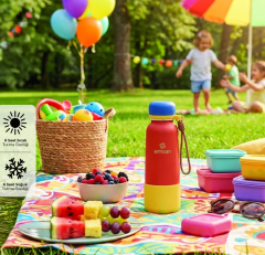 Emsan Thermos Bottle Çelik Sızdırmaz Termos 500 ml Kırmızı