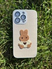 İphone 14 Opus Silikon Nakış Desenli Telefon Kılıfı