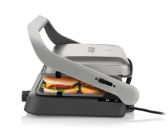 Arzum AR2001 Tostçu Delux 1800 W Granit Tost Makinesi, Çift Taraflı Plaka, 180° Açılır Gövde, Inox